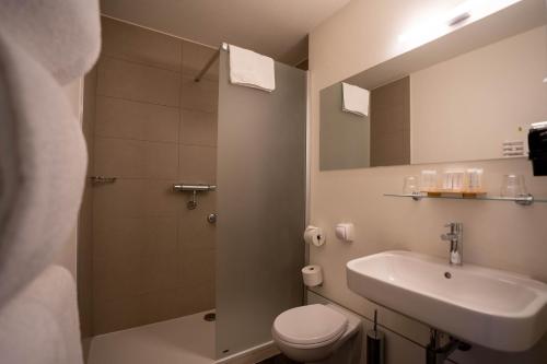 Koupelna v ubytování Gosset Hotel