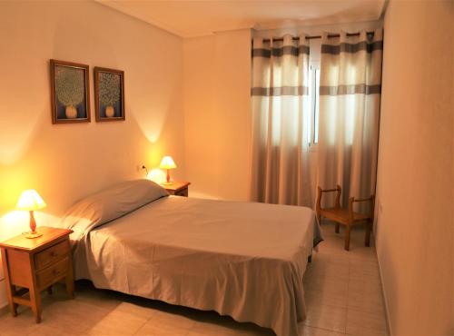 A bed or beds in a room at Edam apartment
