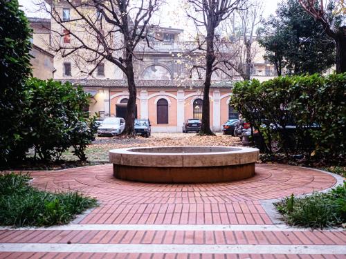 Vonkajšia záhrada v ubytovaní Atelier Pallavicini Suites