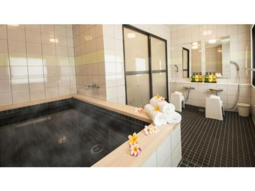 Ett badrum på Grand Park Hotel Panex Kimitsu / Vacation STAY 77110