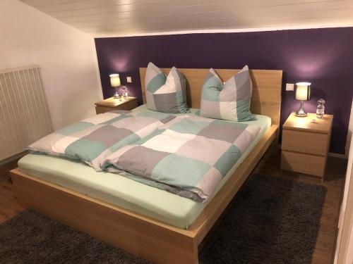 Postel nebo postele na pokoji v ubytování Haus Annerl Ferienwohnung mit 2 Schlafzimmern