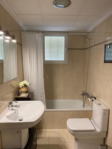 A bathroom at Apartamento LIVING Albacete Centro