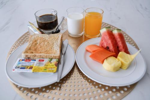 อาหารเช้าซึ่งให้บริการแก่ผู้เข้าพักที่ MGRAND