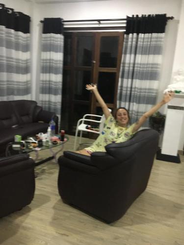 Χώρος καθιστικού στο Ruwan Villa Ahangama