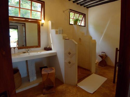 Ένα μπάνιο στο Peponi Hotel Lamu - Kenya