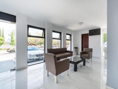 Posezení v ubytování Suites Internacional
