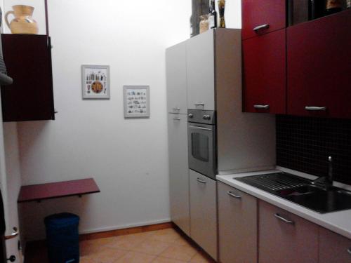 Küche/Küchenzeile in der Unterkunft B&B La Serra