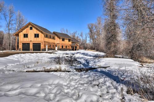 Το Riverfront Home with BBQ 2 Mi to Downtown Gunnison! τον χειμώνα