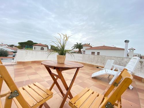 Balkón nebo terasa v ubytování Villa Cambrils Beach