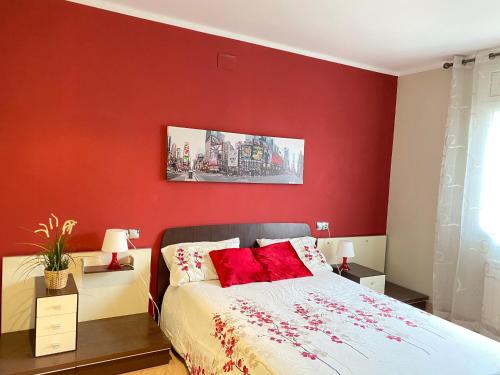 Postel nebo postele na pokoji v ubytování Villa Cambrils Beach