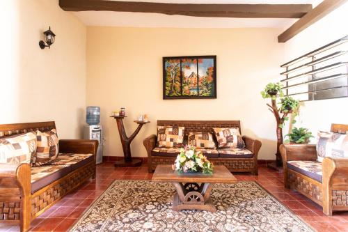 Posezení v ubytování Hotel Casa Rico