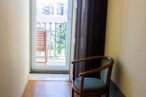 Χώρος καθιστικού στο Hotel Estoril Porto
