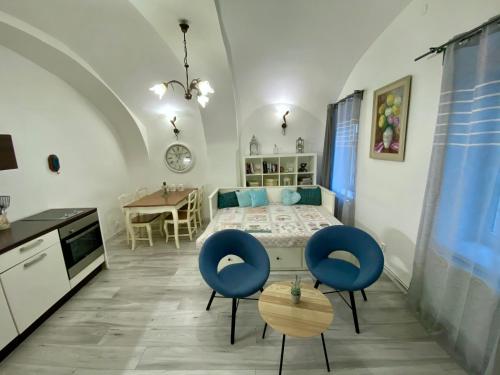 Η κουζίνα ή μικρή κουζίνα στο Apartmány Kováčska