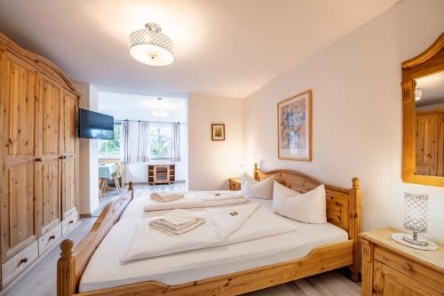 Postel nebo postele na pokoji v ubytování Hotel Villa Sisi