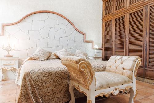 Кровать или кровати в номере Na-anché Hotel