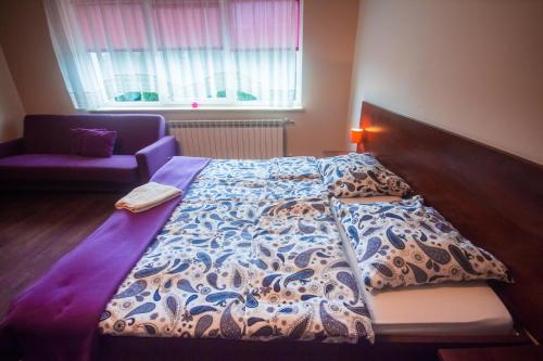 מיטה או מיטות בחדר ב-Hostel Soleil