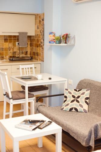 Zona de estar de Cozy Studio "De Shalit"
