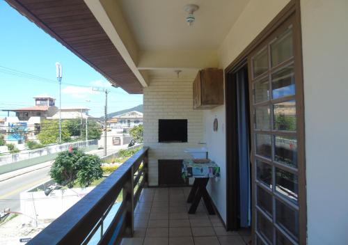 En balkon eller terrasse på Residencial Santinho
