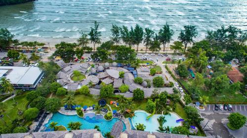 an aerial view of a resort near the ocean at Holiday Ao Nang Beach Resort, Krabi in Ao Nang Beach