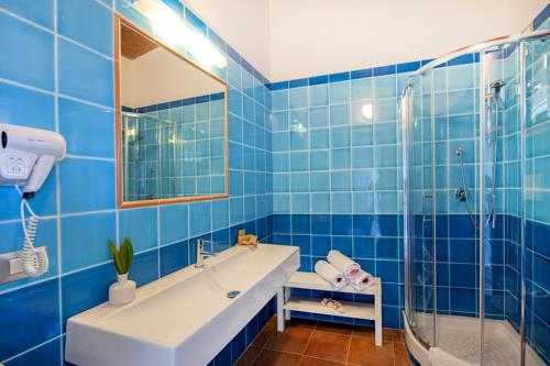 Koupelna v ubytování Eco Resort Dei Siriti