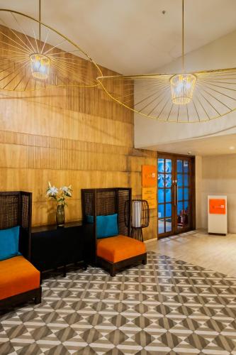 Posezení v ubytování Novotel Goa Candolim