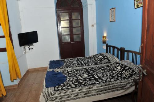 Cama o camas de una habitación en Vivenda Rebelo