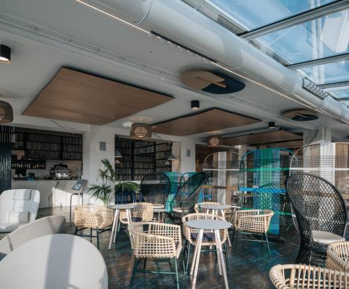 Χώρος καθιστικού στο Hotel Neptuno Playa & Spa