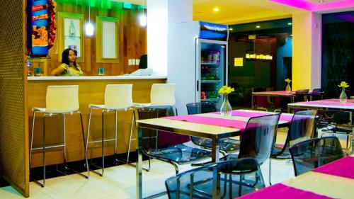 Restoran atau tempat makan lain di Dpravia Hotel SRL