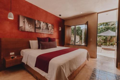 Кровать или кровати в номере Casona 61