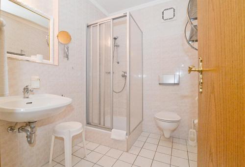 Ένα μπάνιο στο Landgasthof & Hotel Waldow