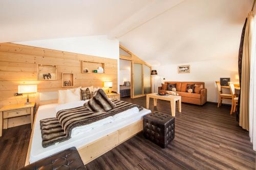 Postel nebo postele na pokoji v ubytování Hotel Valpudra