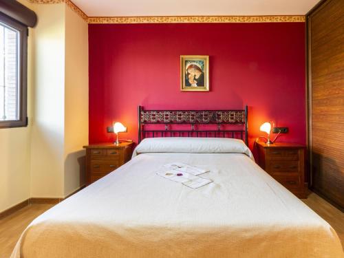 Ένα ή περισσότερα κρεβάτια σε δωμάτιο στο Casa jofrais