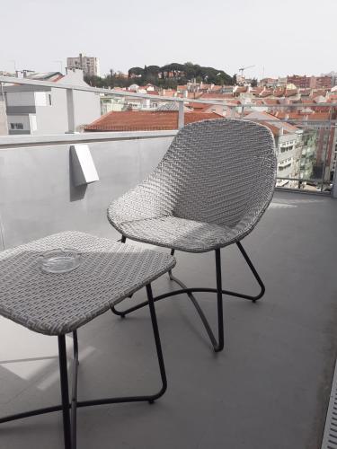 Lisbon City Hotel by City Hotelsにあるバルコニーまたはテラス