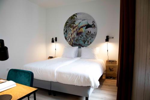 Postel nebo postele na pokoji v ubytování Hotel Haverkist