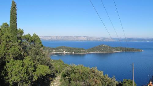 a view of a large body of water at Guest House Ruža in Sobra