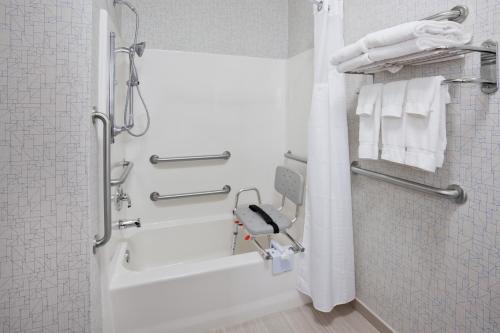 Holiday Inn Express & Suites - Dickinson, an IHG Hotel tesisinde bir banyo