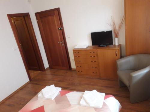 Μια τηλεόραση ή/και κέντρο ψυχαγωγίας στο Penzión Vila Dalí