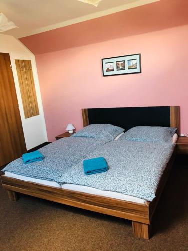Ein Bett oder Betten in einem Zimmer der Unterkunft Cyklonocleh