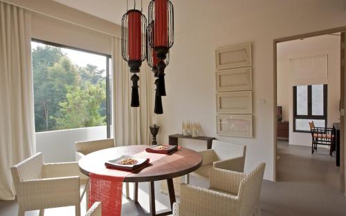 Χώρος καθιστικού στο Veranda Chiang Mai Suite
