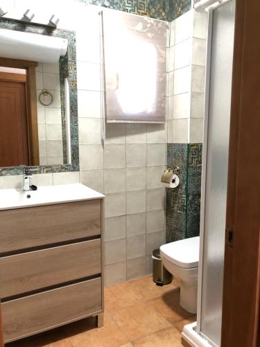 Koupelna v ubytování Apartamento Triana II Bolonia, Tarifa