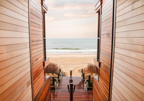 a beach house with a view at Gurney's Montauk Resort & Seawater Spa in Montauk