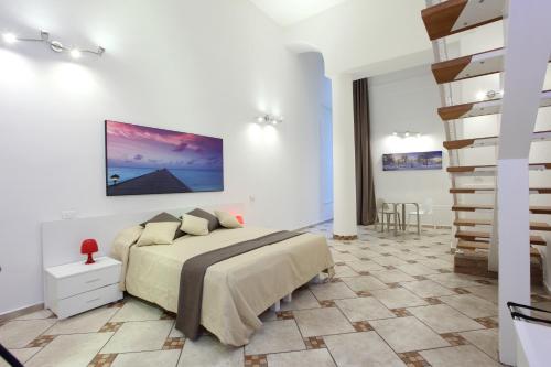 Cama o camas de una habitación en Napoli Sea