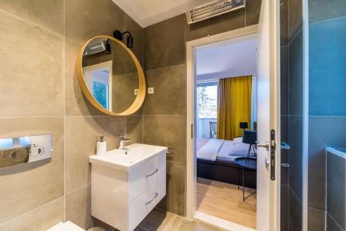 Koupelna v ubytování Lapad bay luxury apartment
