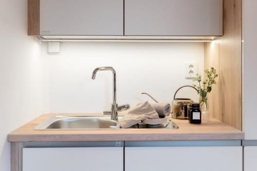 Kuhinja ili čajna kuhinja u objektu Bryggen Apartments