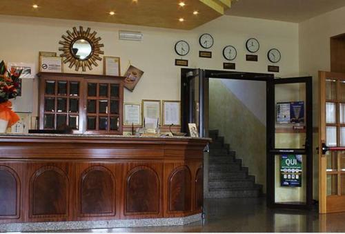 Vstupní hala nebo recepce v ubytování Hotel il Focolare