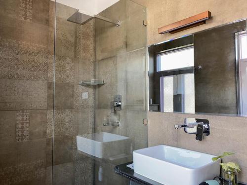 Koupelna v ubytování Kibu Home