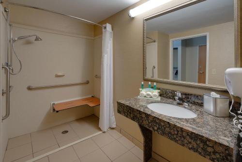 Ένα μπάνιο στο Holiday Inn Express Charles Town, an IHG Hotel