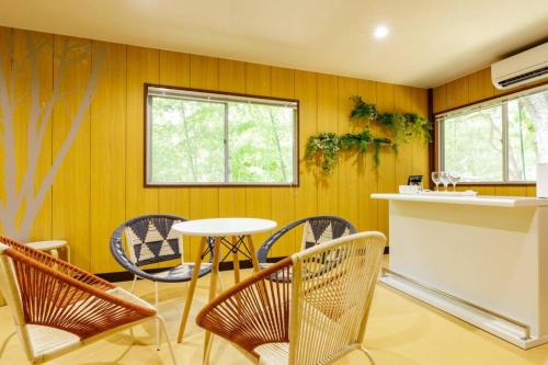 Posezení v ubytování Atami Bamboo Hill