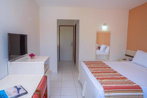 Cama ou camas em um quarto em Portobello Park Hotel