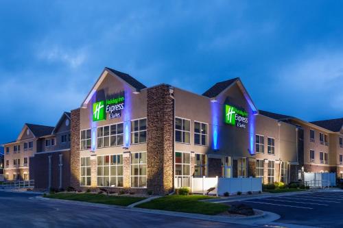 a rendering of a hotel at night at Holiday Inn Express & Suites Rapid City by IHG in Rapid City